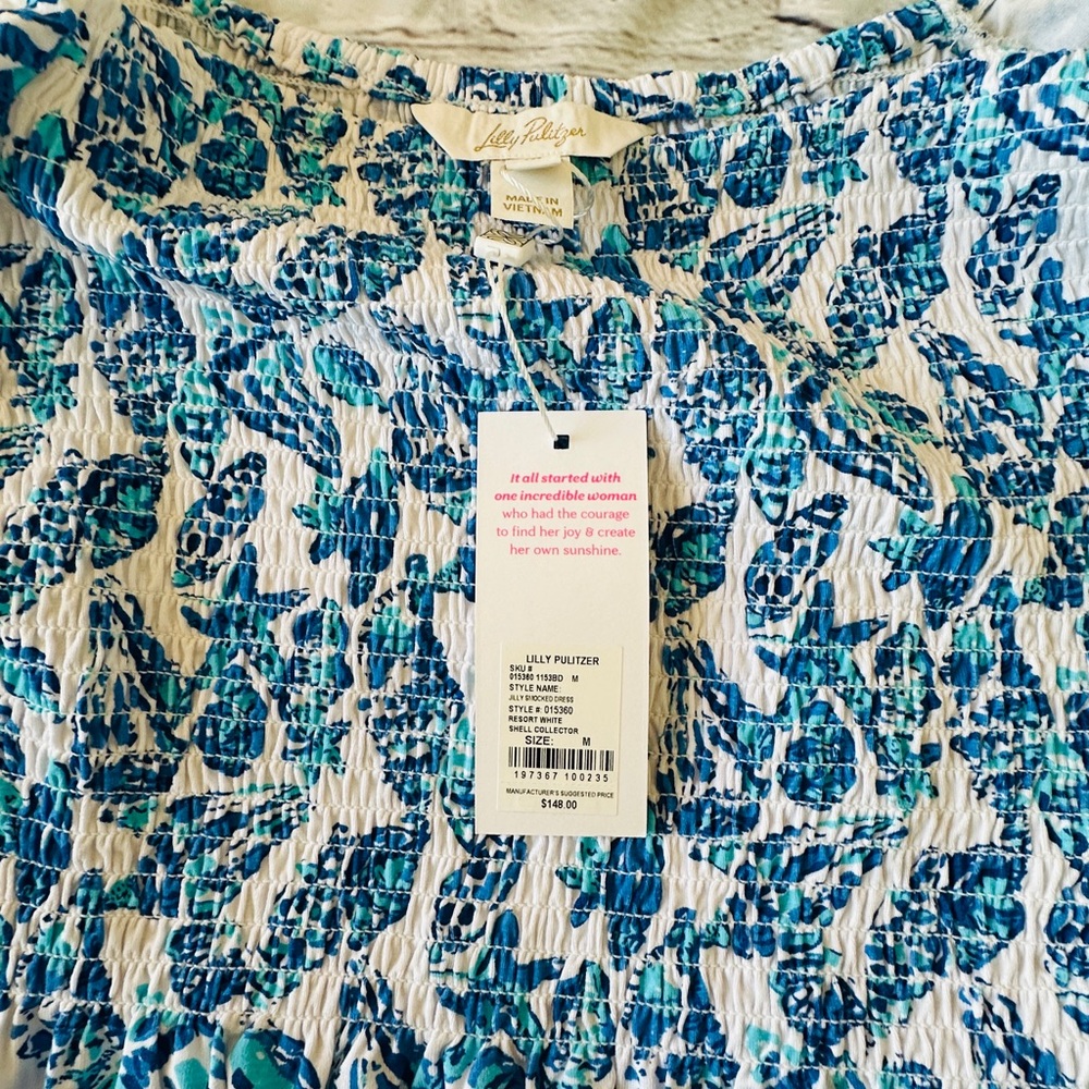 NWT Lilly Pulitzer Jilly Smocked Dress - Picture 4 of 7